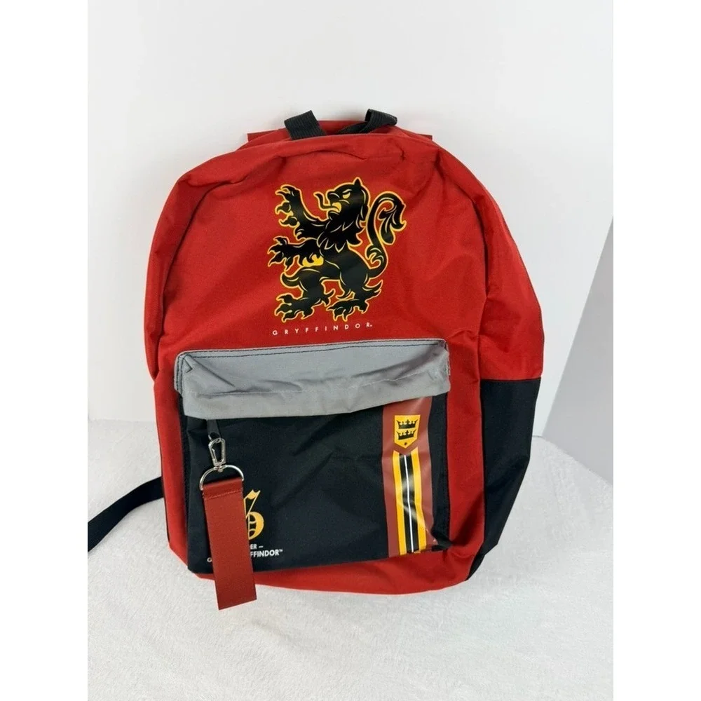 Harry Potter Gryffindor Backpack Red Black School Book Bag Laptop Backpack